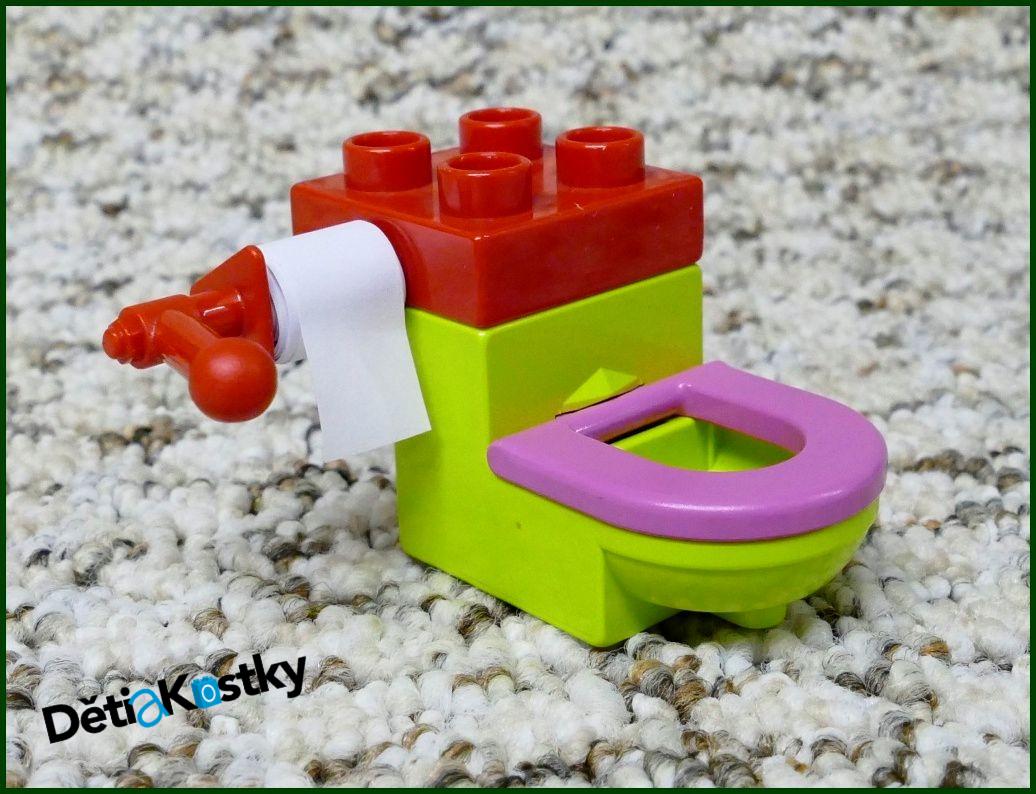 Lego® Duplo® Záchod Limetka (Růžové Prkénko)