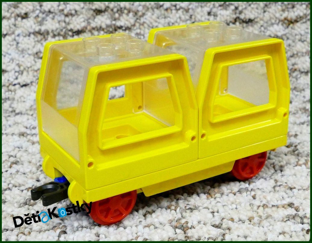 Lego® Duplo® Vagon pro Cestující - Prosklené Kabiny Žluté