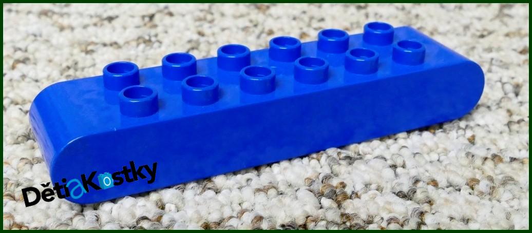 Lego® Duplo® Kostka Dlouhá 2x8 Modrá - Nápis Lego
