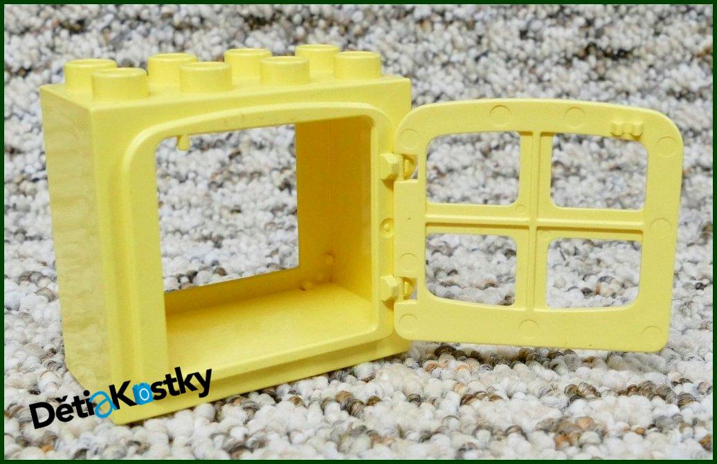 Lego® Duplo® Kostka s Oknem Béžová - Béžová Okenice