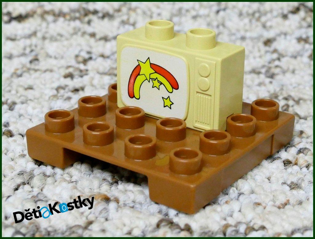 Lego® Duplo® Televizor Béžový