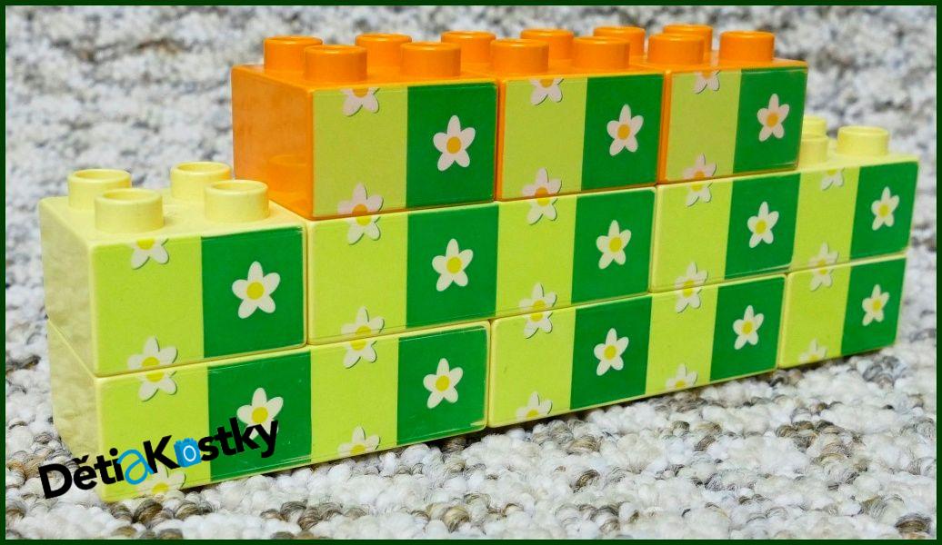 Lego® Duplo® Kostka 2x4 Světle Žlutá - Květiny