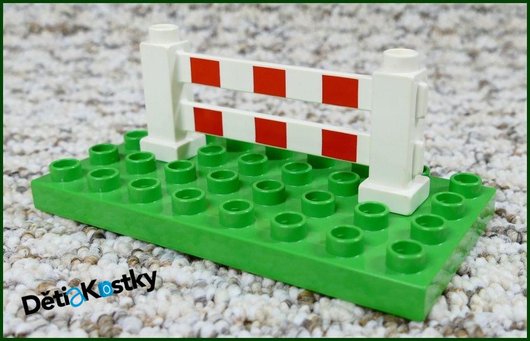 Lego® Duplo® Plot Bílo/Červený