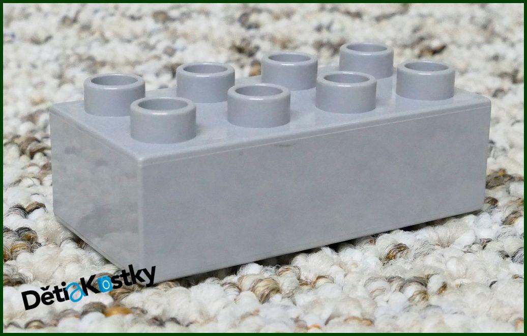 Lego® Duplo® Kostka 2x4 Šedá - Kufr (Paris)