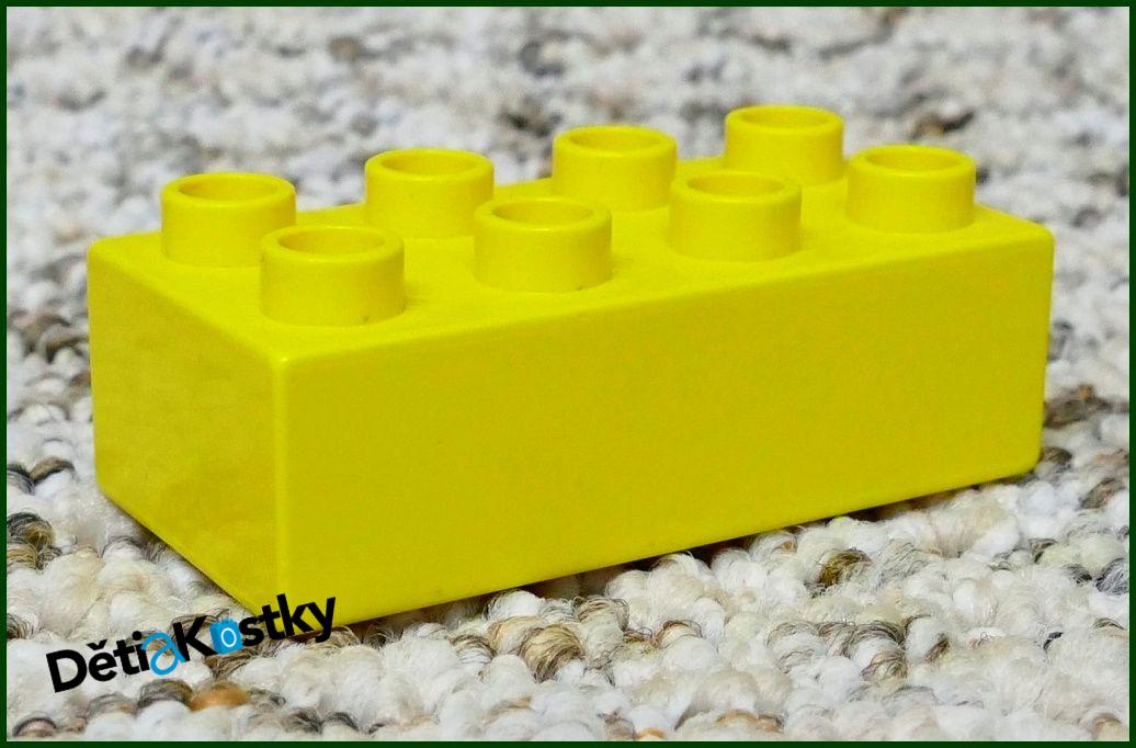 Lego® Duplo® Kostka 2x4 Žlutá - Police