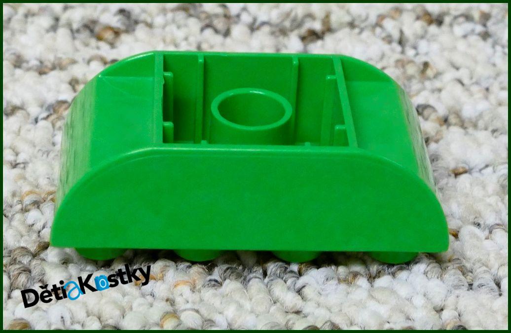 Lego® Duplo® Kostka 2x4 Zaoblená Invert - Zelená
