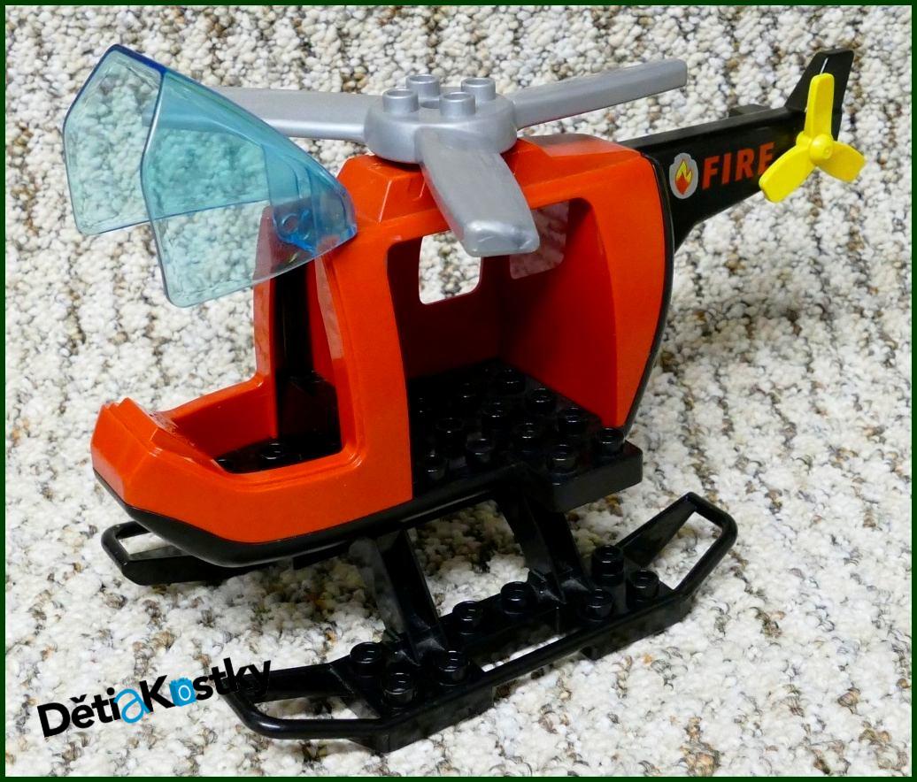 Lego® Duplo® Vrtulník Velký Hasiči - Šedá Vrtule