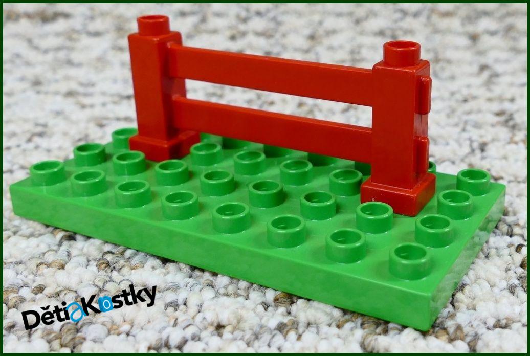Lego® Duplo® Plot Červený Hranatý