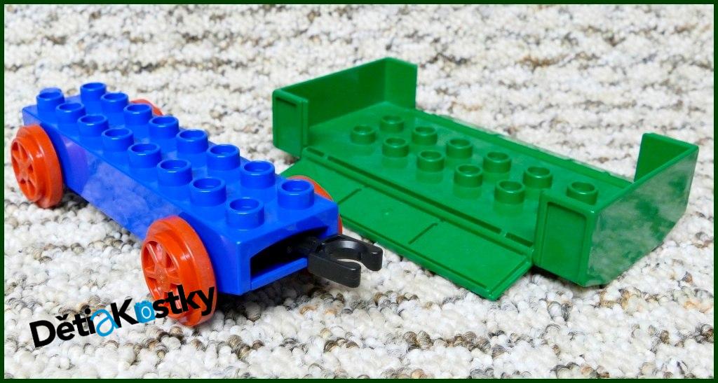 Lego® Duplo® Vagon s Korbou Dlouhý Zelený
