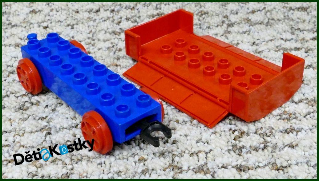 Lego® Duplo® Vagon s Korbou Dlouhý Červený