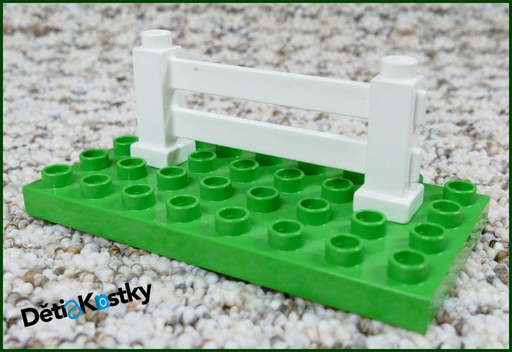 Lego® Duplo® Plot Bílý Hranatý