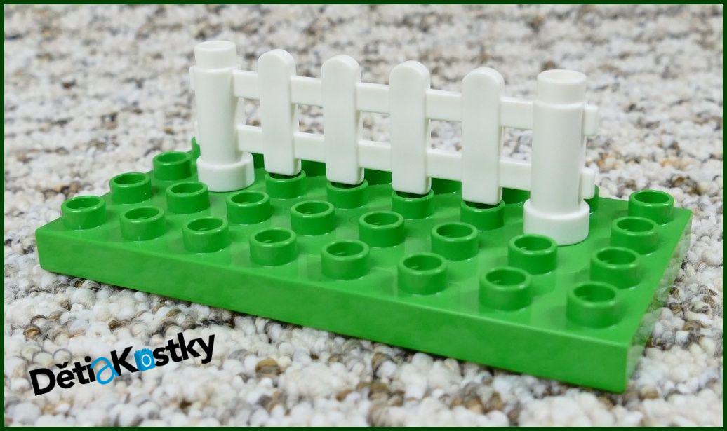 Lego® Duplo® Plot s deskami Bílý