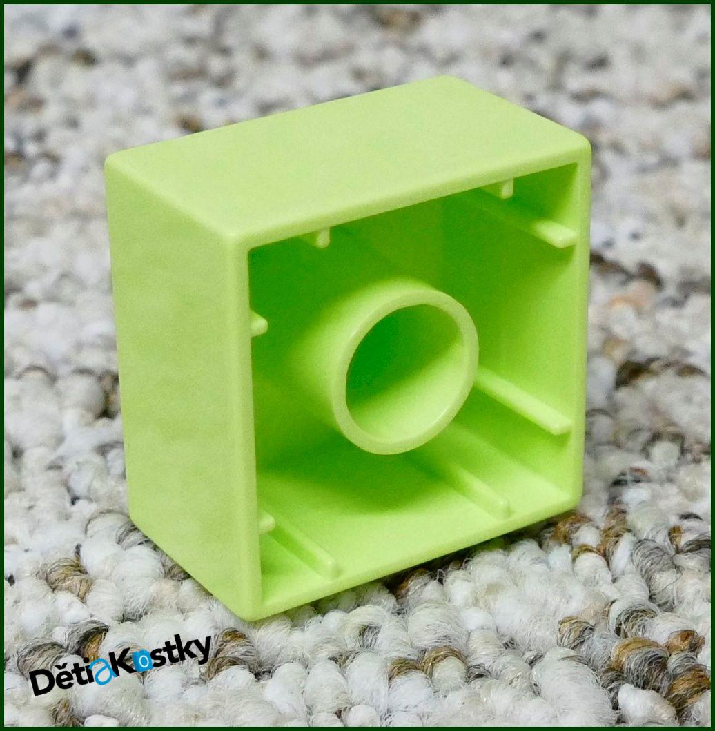Lego® Duplo® Kostka 2x2 Světlounce Zelená