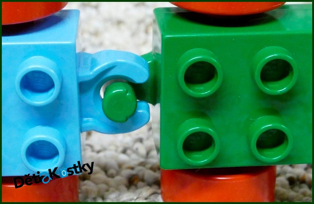 Lego® Duplo® Podvozek pro Auta Zelený (Červená Kola)