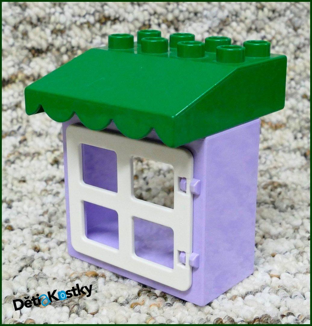 Lego® Duplo® Střecha Nízká Tmavě Zelená