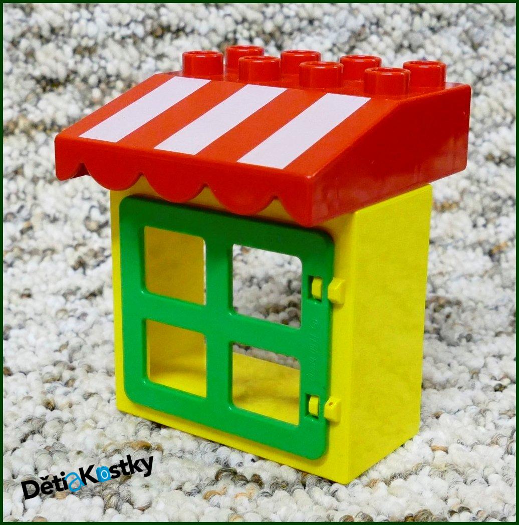 Lego® Duplo® Střecha Nízká Červená s Pruhy