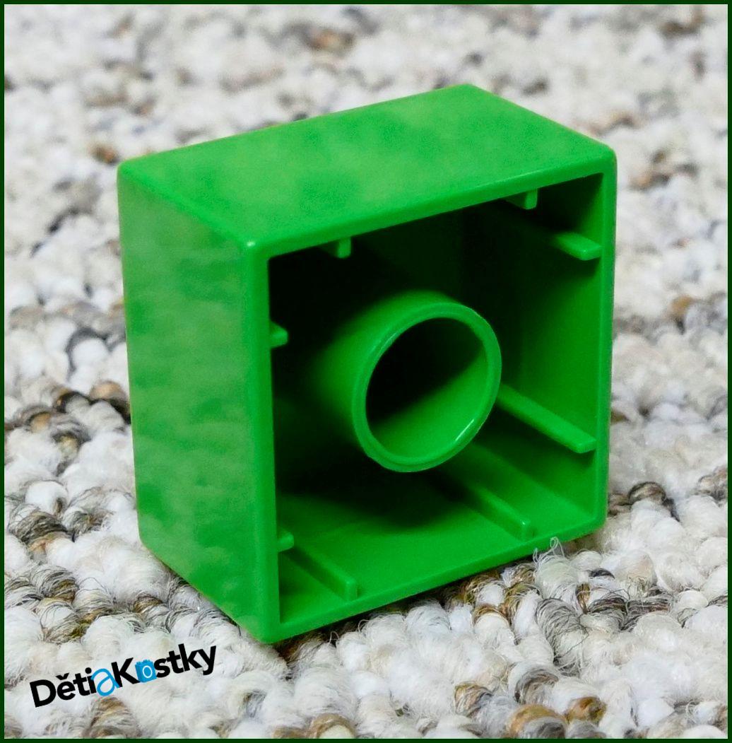 Lego® Duplo® Kostka 2x2 Světle Zelená - Top Stav