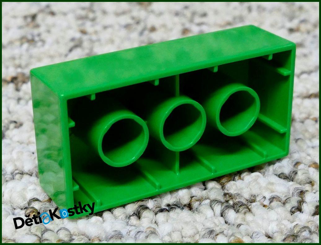 Lego® Duplo® Kostka 2x4 Světle Zelená - Top Stav