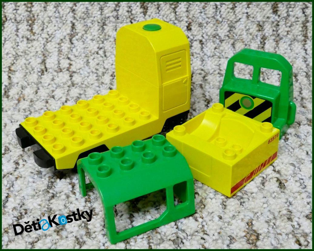 Lego® Duplo® Mašinka Nákladní Zelená - Novější Typ