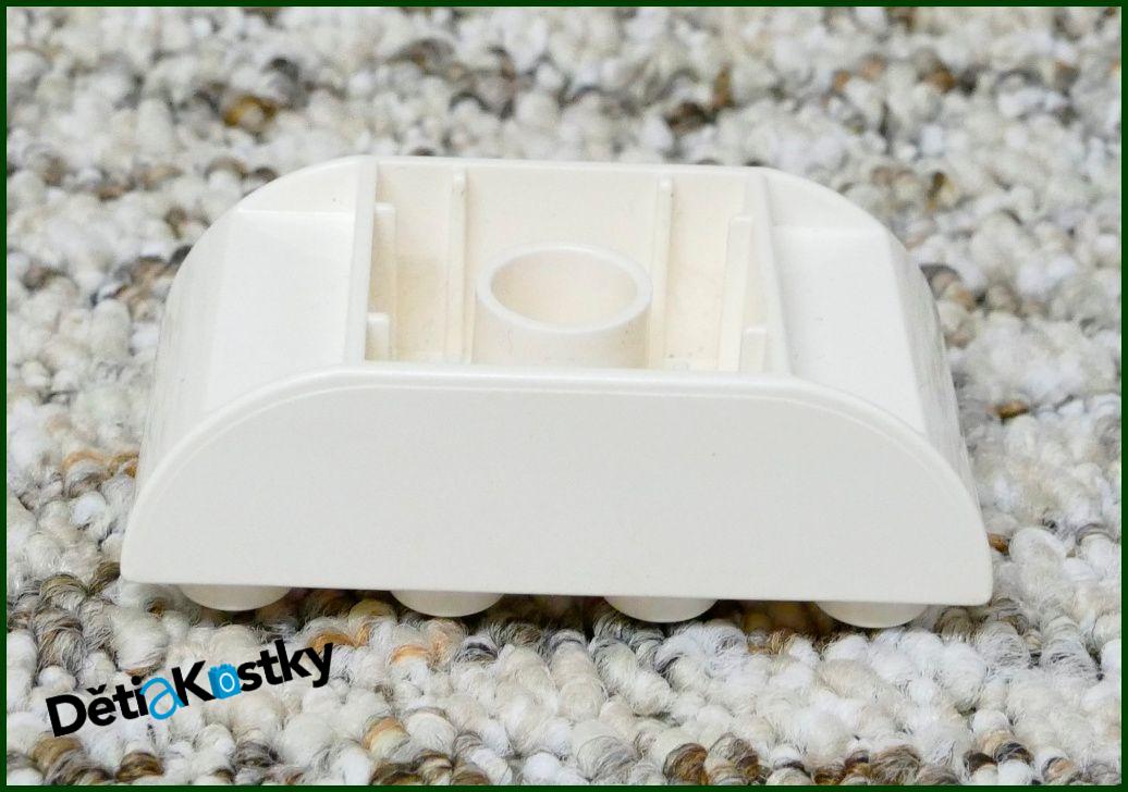 Lego® Duplo® Kostka 2x4 Zaoblená Invert - Bílá