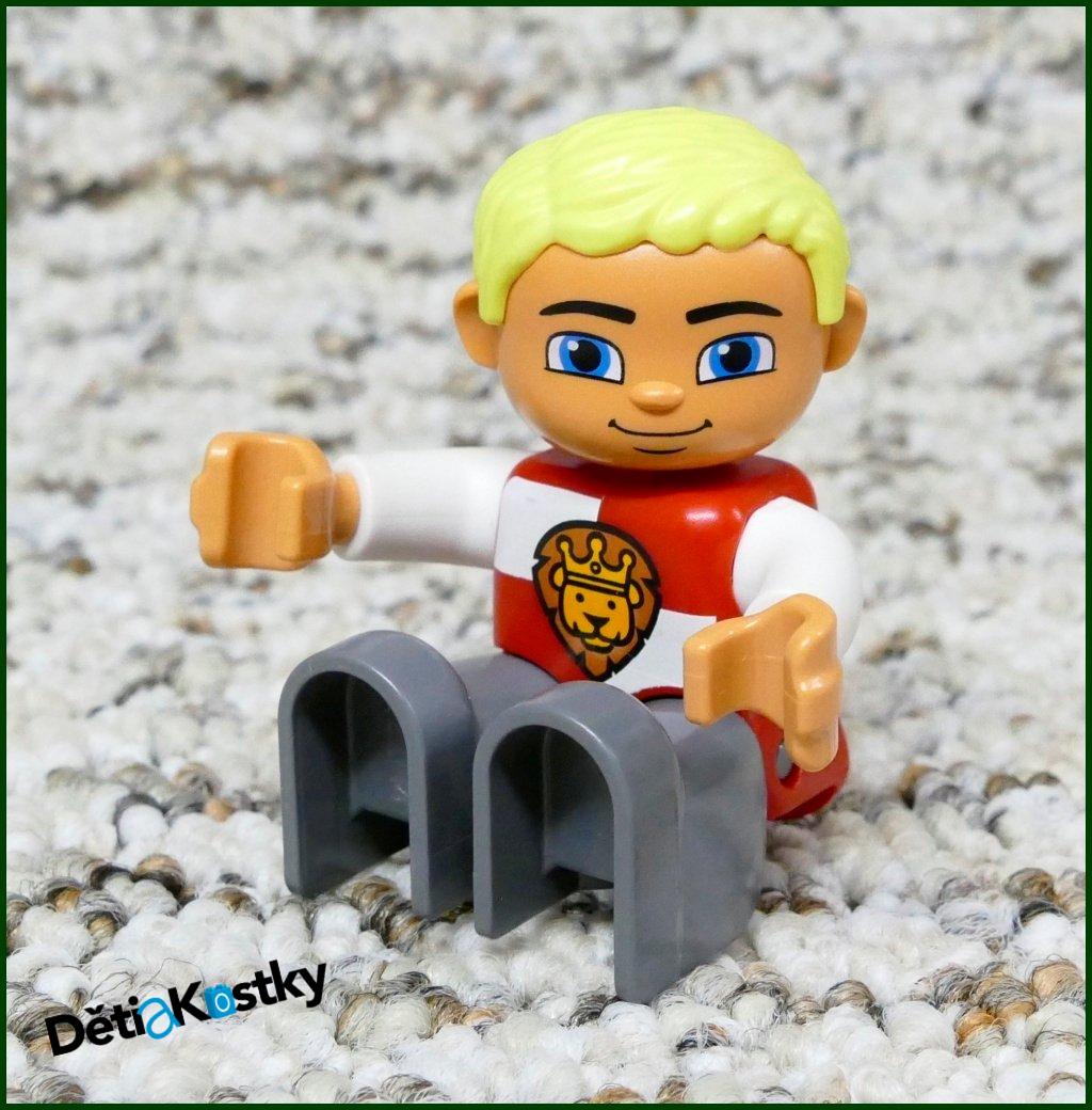 Lego® Duplo® Rytíř Blond - Novější Typ