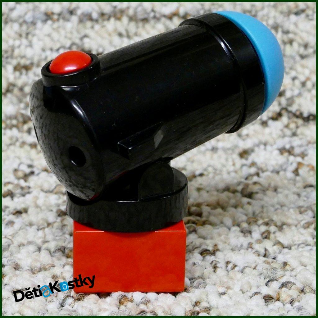 Lego® Duplo® Dělo Malé Vystřelovací Černé s Tyrkysovým Nábojem