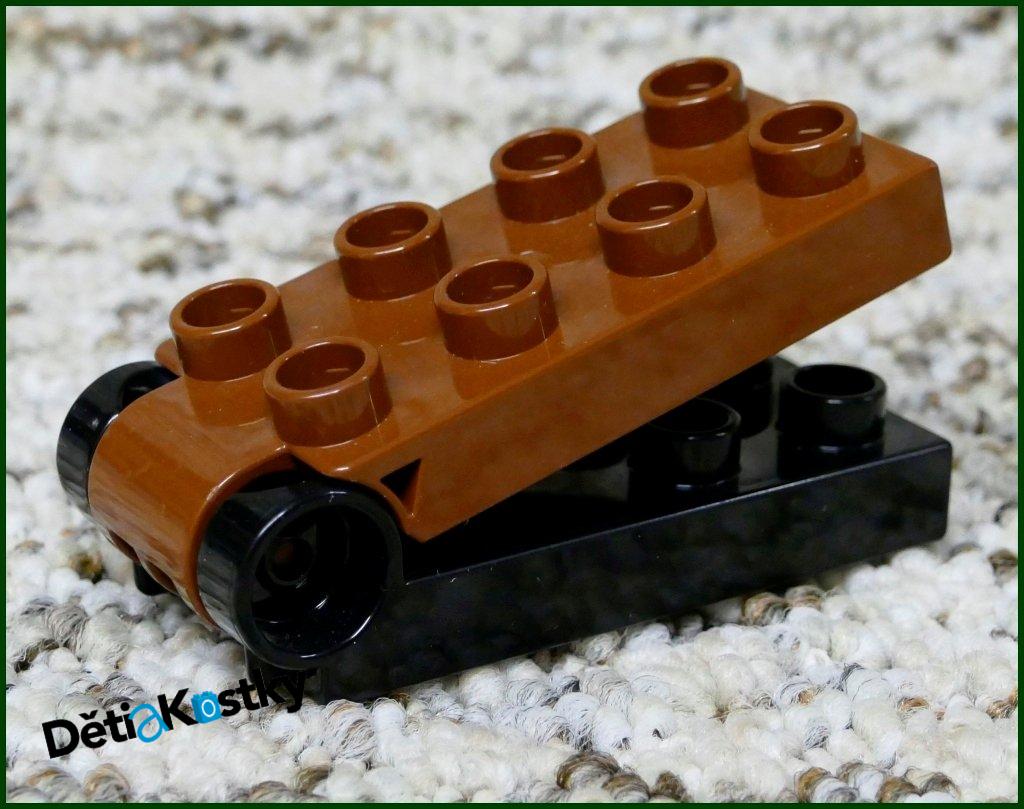Lego® Duplo® Rozevírací Kostka Hnědá
