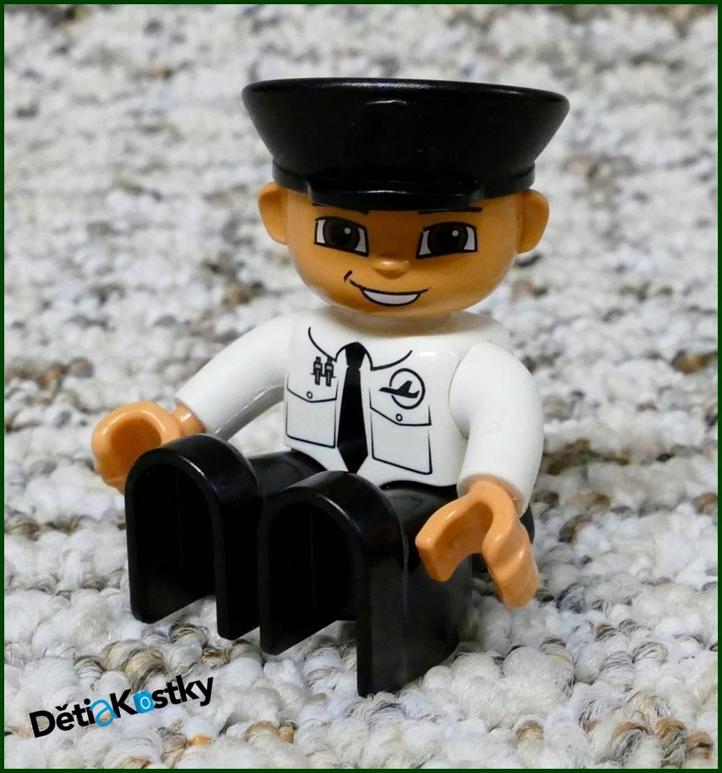 Lego® Duplo® Figurka Pilot Letadla s Kravatou