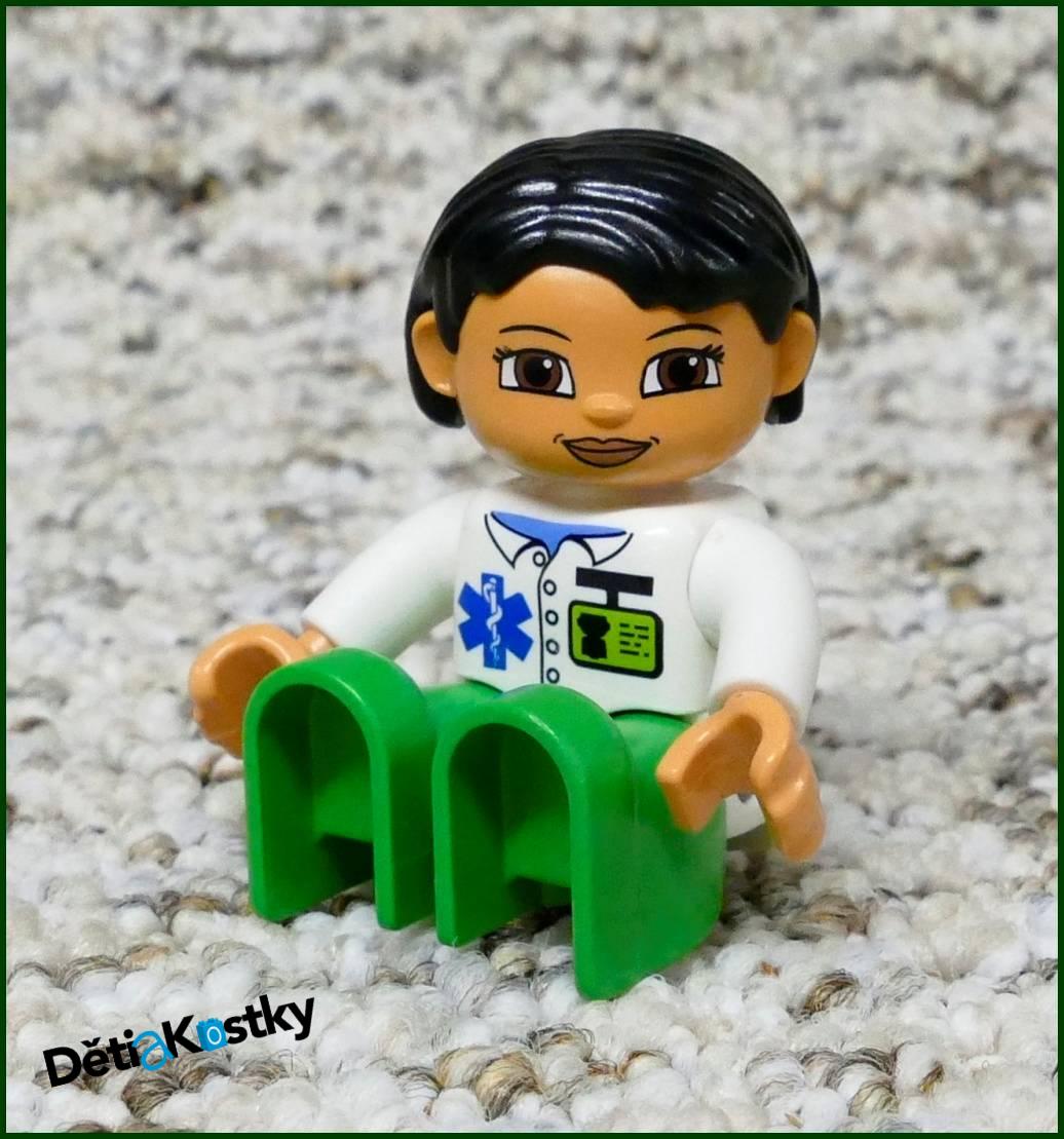 Lego® Duplo® Figurka Doktorka Zeleno/Bílá