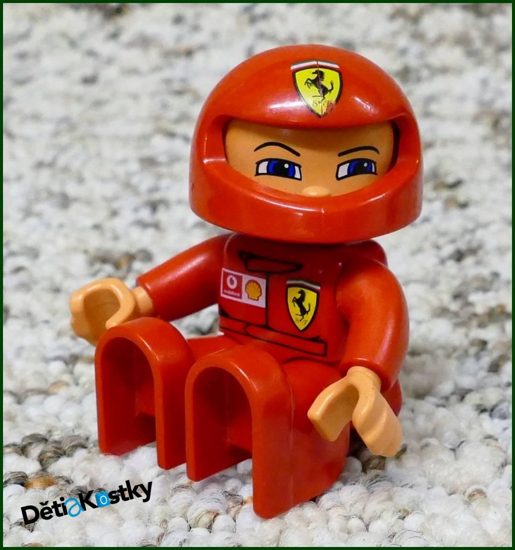 Lego® Duplo® Závodník Formule Ferrari s Helmou