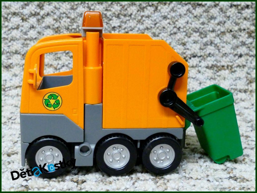 Lego® Duplo® Popeláři / Náklaďák Oranžový s Majáčkem