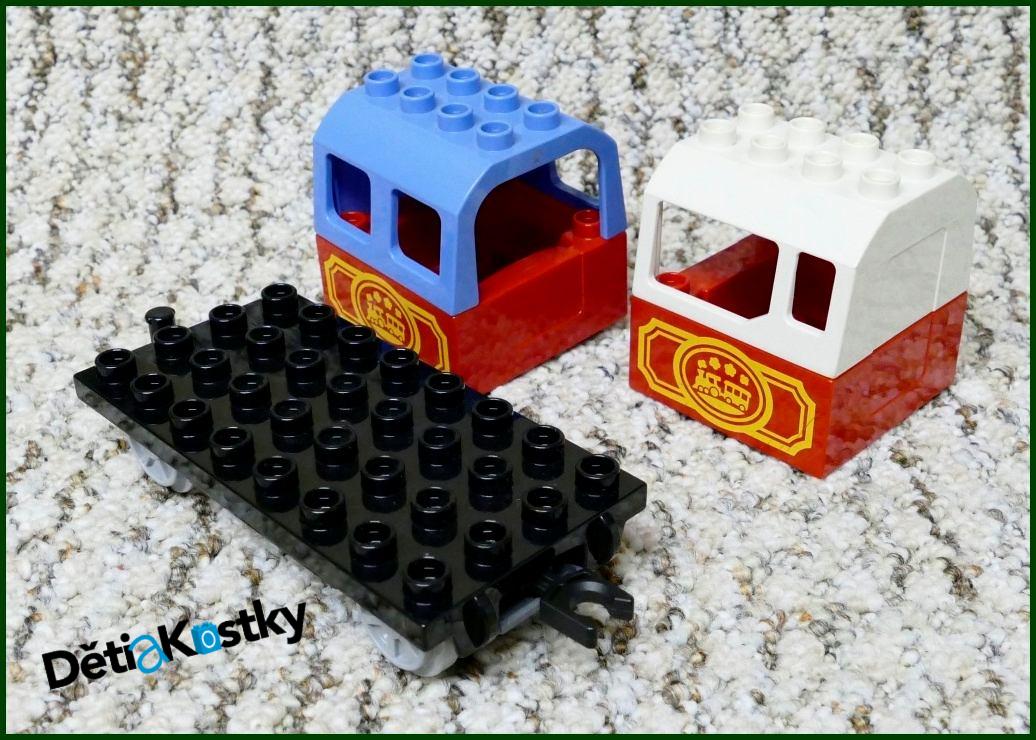 Lego® Duplo® Vagon pro Cestující - Set 10507 - Bílá/Modrá