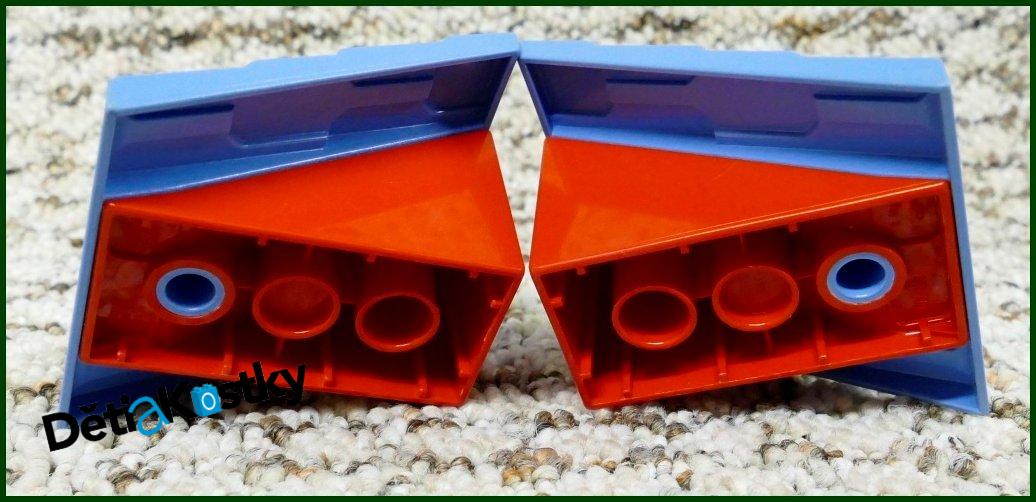 Lego® Duplo® Střechy Světle Modré 2ks