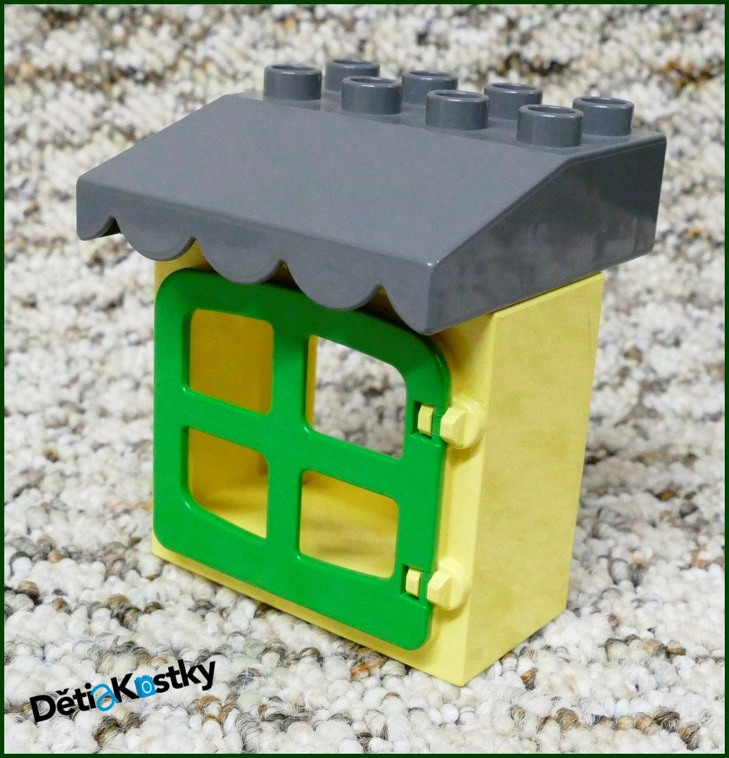 Lego® Duplo® Střecha Nízká Tmavě Šedá