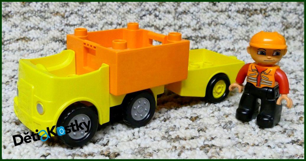 Lego® Duplo® Nákladní Autíčko Malé s Oranžovou Korbou