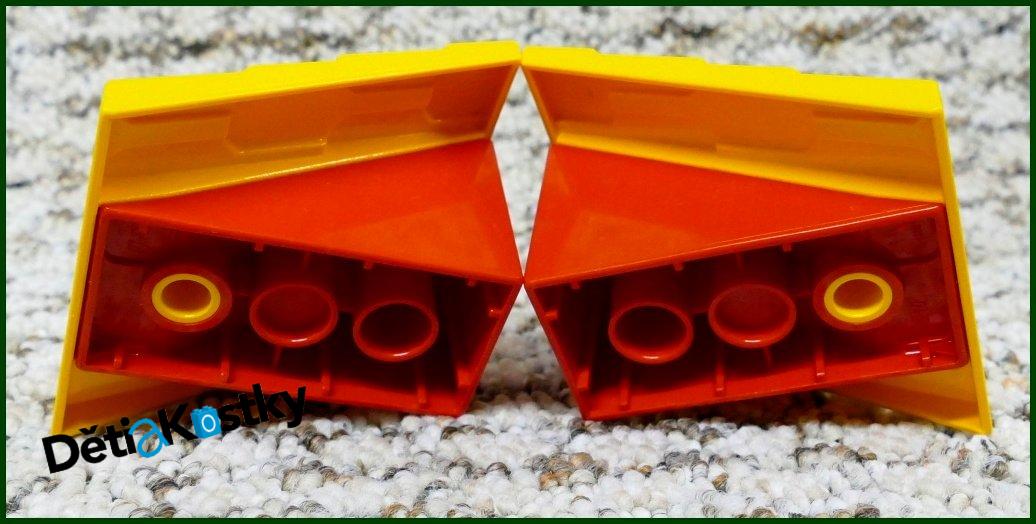Lego® Duplo® Střechy Oranžovo-Červené 2ks