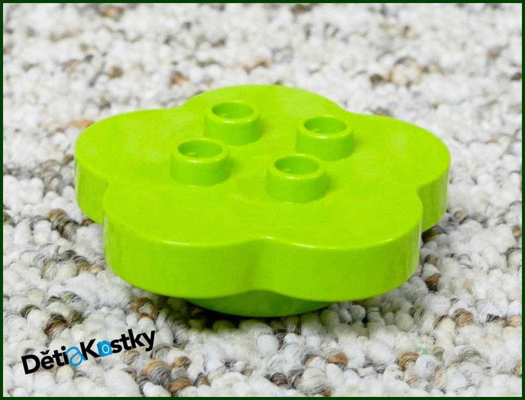 Lego® Duplo® Kostka Tvar Květiny/Stůl Limetka