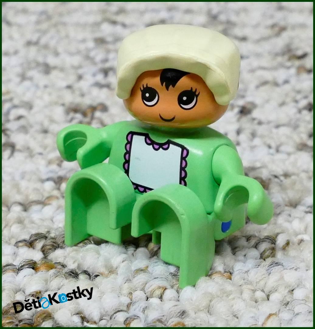 Lego® Duplo® Figurka Miminko Světle Zelené