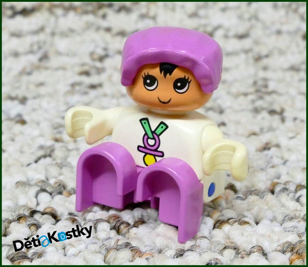 Lego® Duplo® Figurka Miminko Růžovo-Bílé