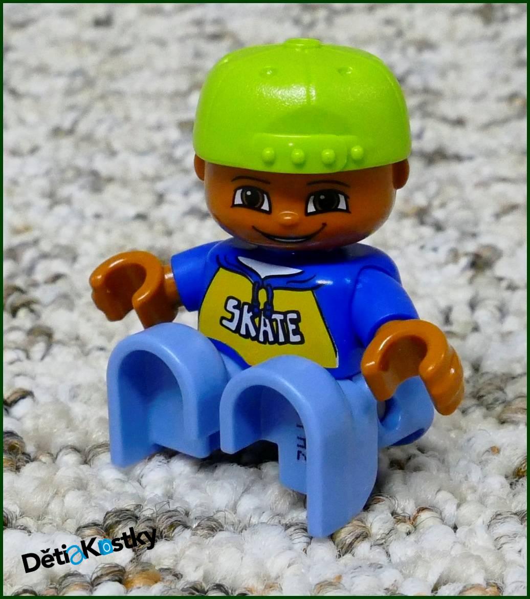 Lego® Duplo® Figurka Dítě Skate Černoušek