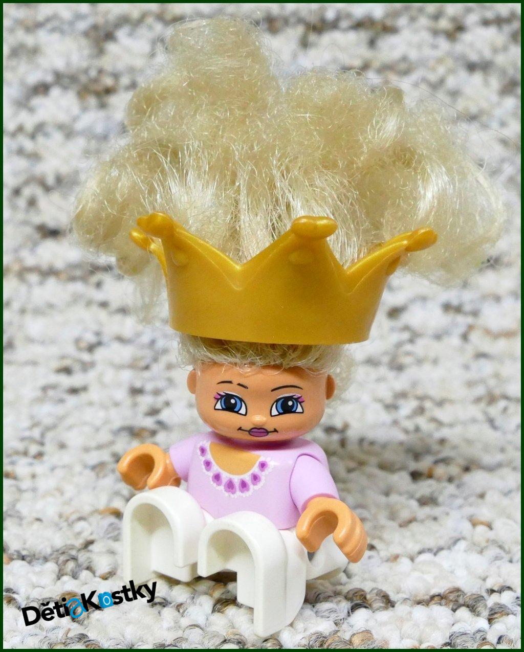 Lego® Duplo® Figurka Princezna Růžová s Korunou