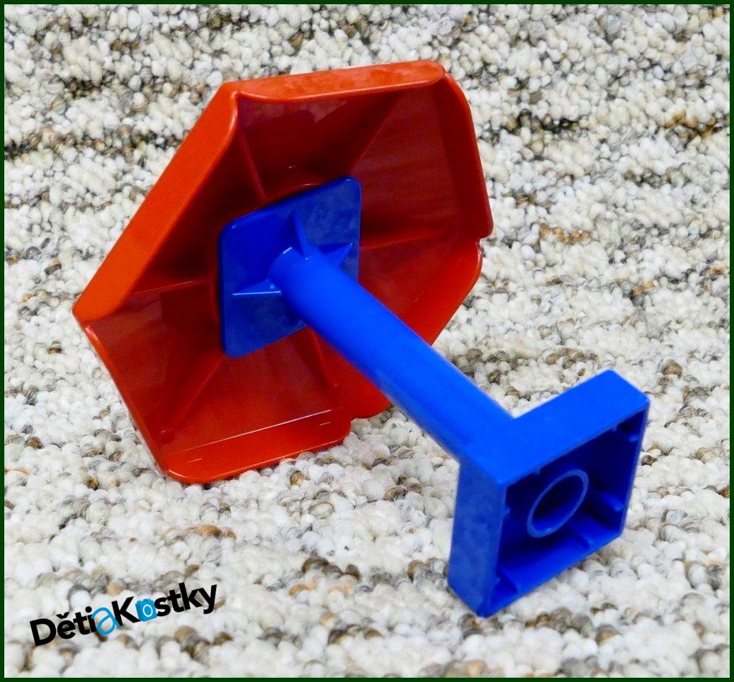 Lego® Duplo® Slunečník Velký Červený - Modrý Podstavec