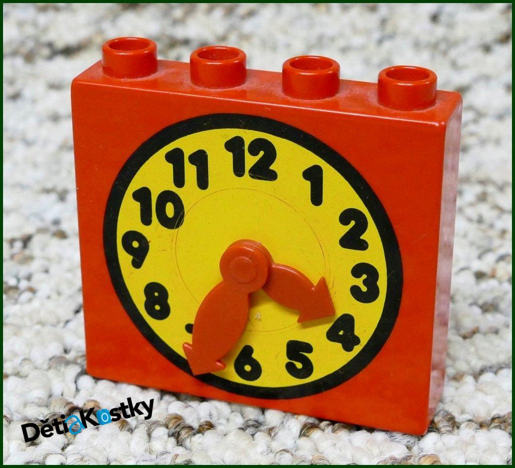 Lego® Duplo® Hodiny Velké Červené