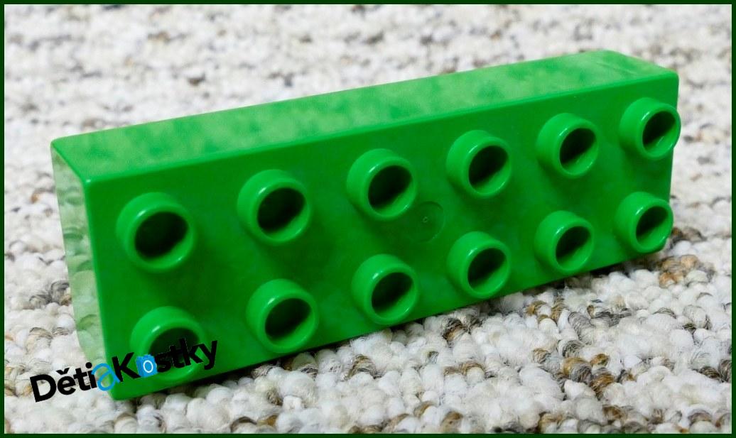Lego® Duplo® Kostka 2x6 Světle Zelená