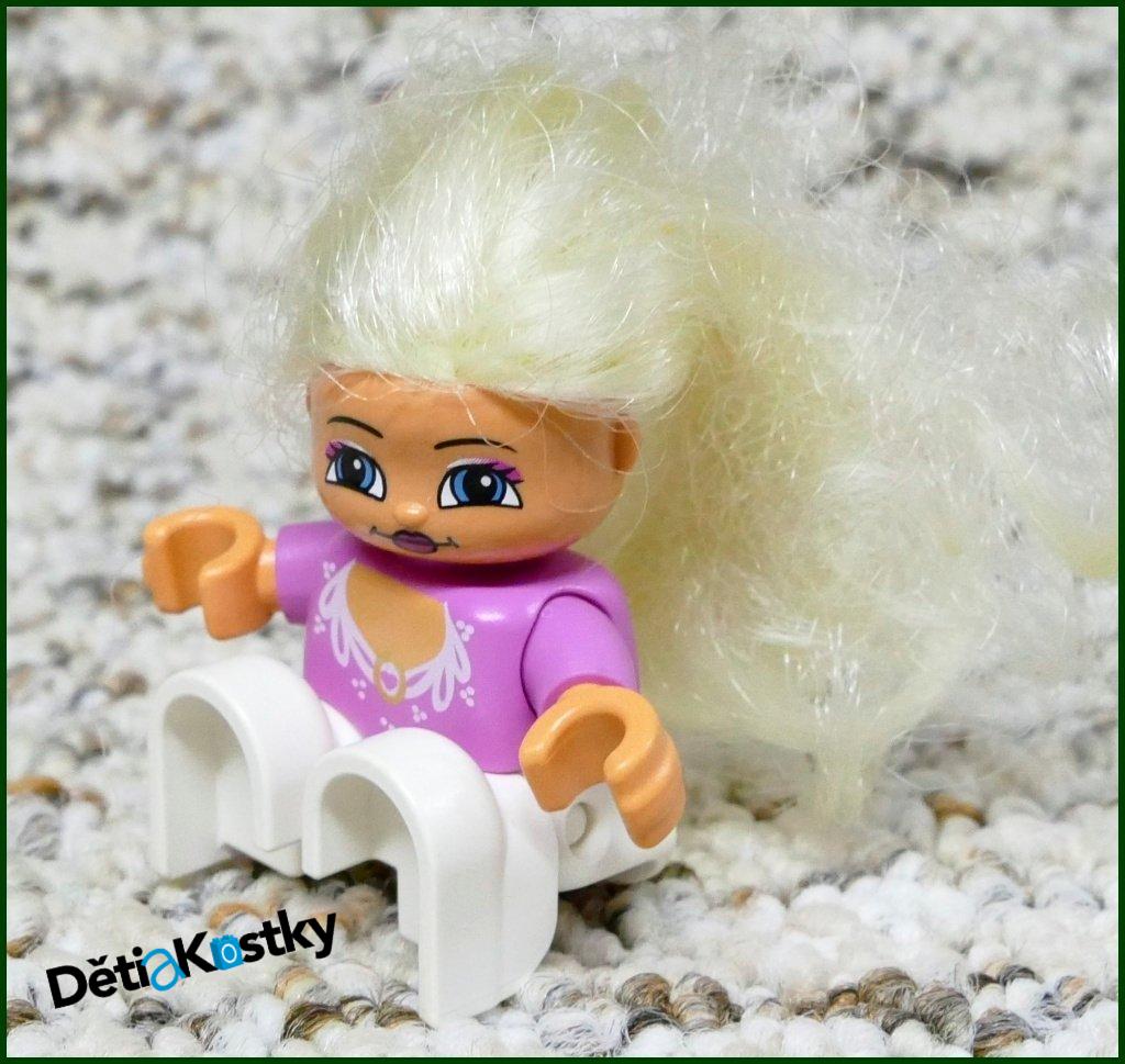 Lego® Duplo® Figurka Princezna s Vlasy Růžová