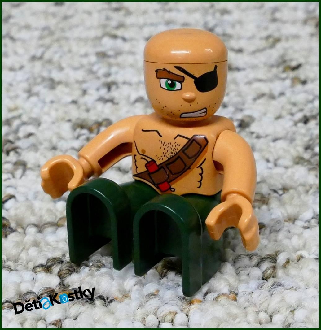 Lego® Duplo® Postavička Pirát Plešatý