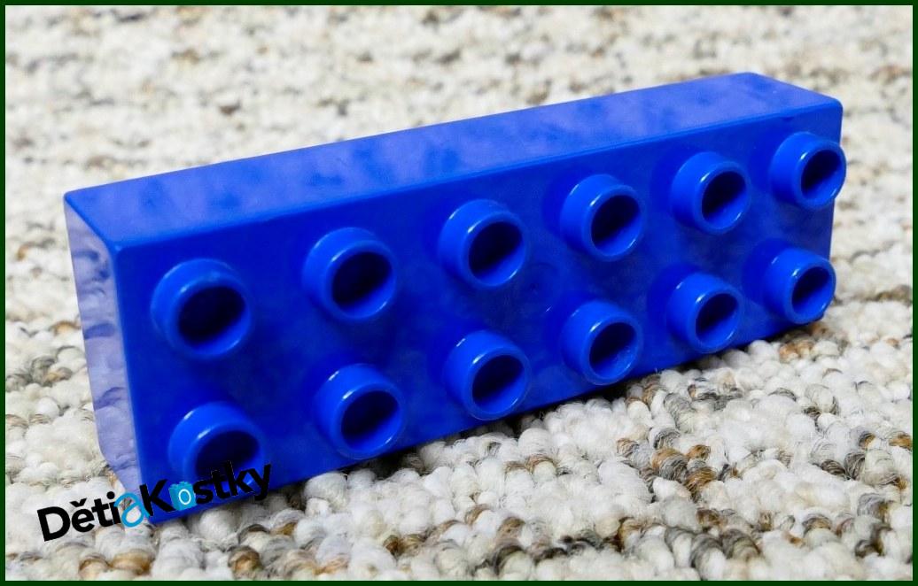 Lego® Duplo® Kostka 2x6 Modrá