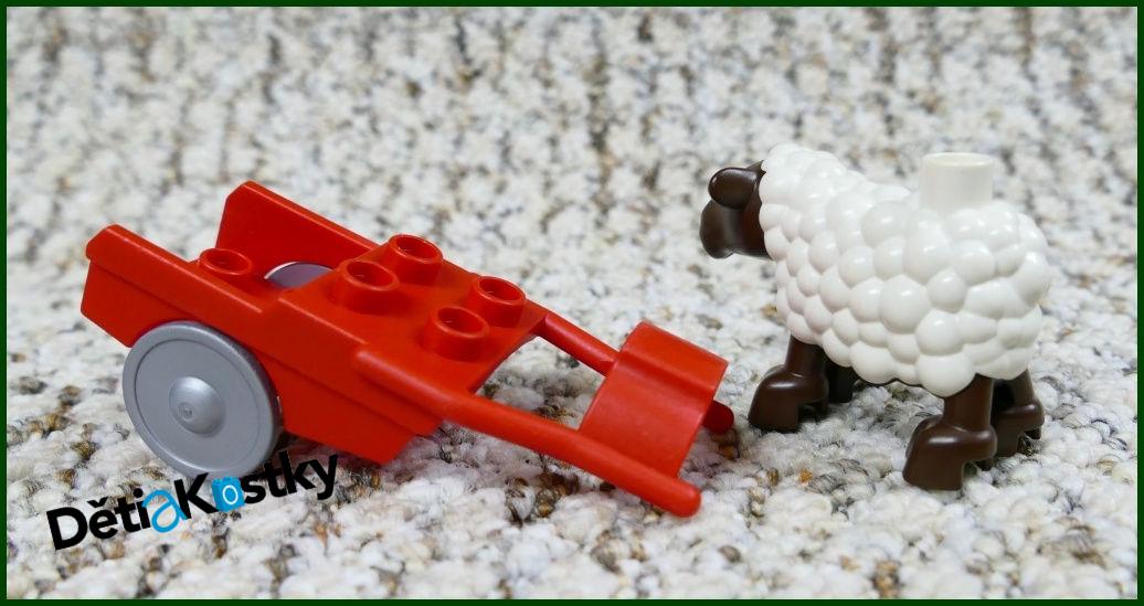 Lego® Duplo® Ovečka - Červený Vozík