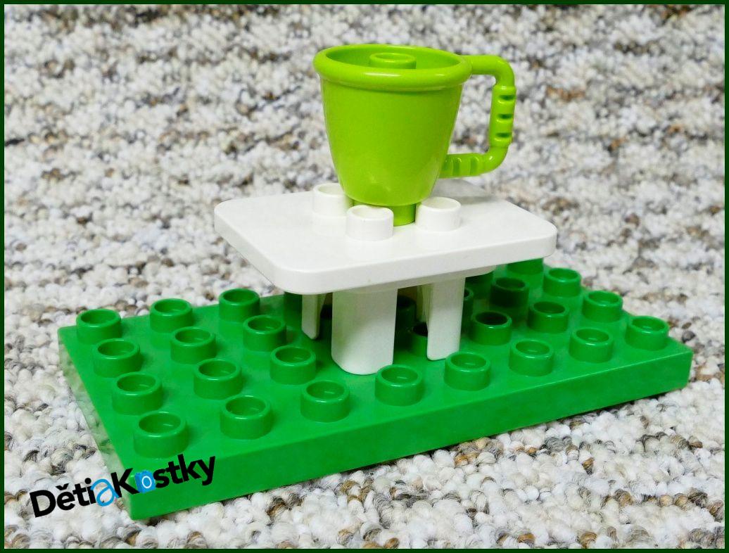 Lego® Duplo® Stůl Hranatý Bílý