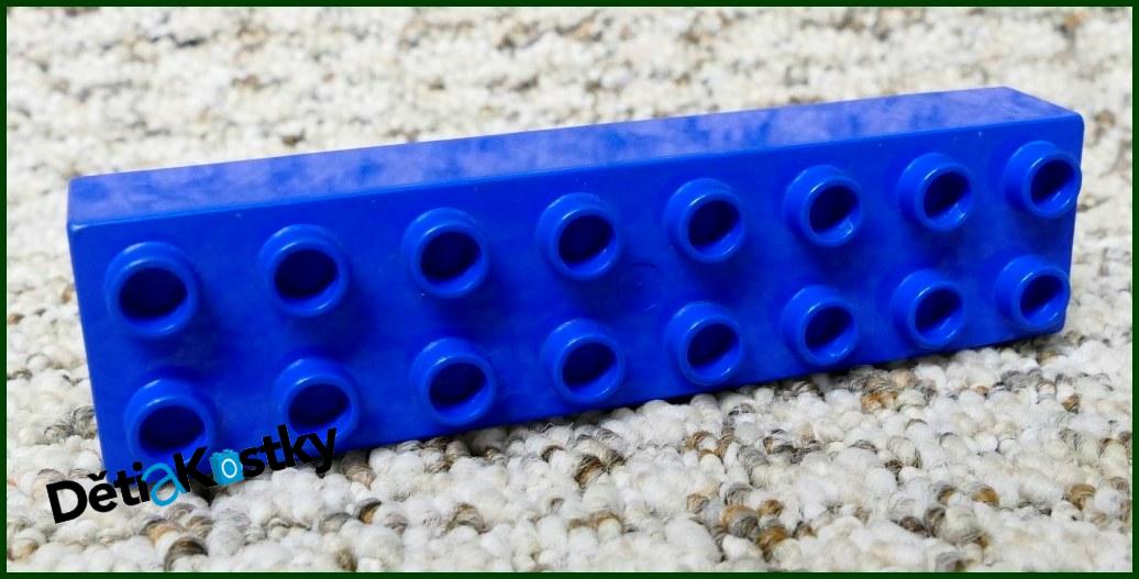 Lego® Duplo® Kostka 2x8 Modrá